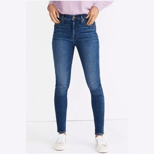 Madewell 9" High-Rise Skinny Blue Jeans size 30
